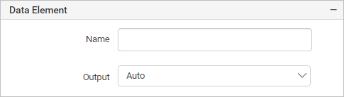 Data element properties