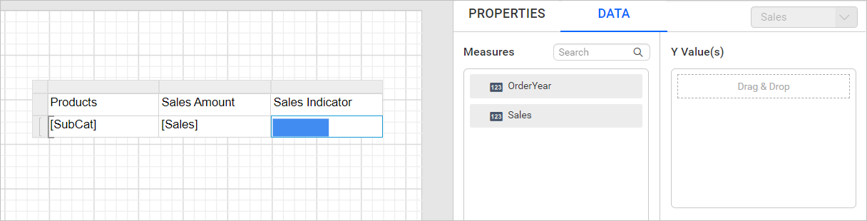Assign data to chart