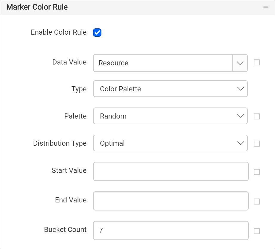 Marker color rule