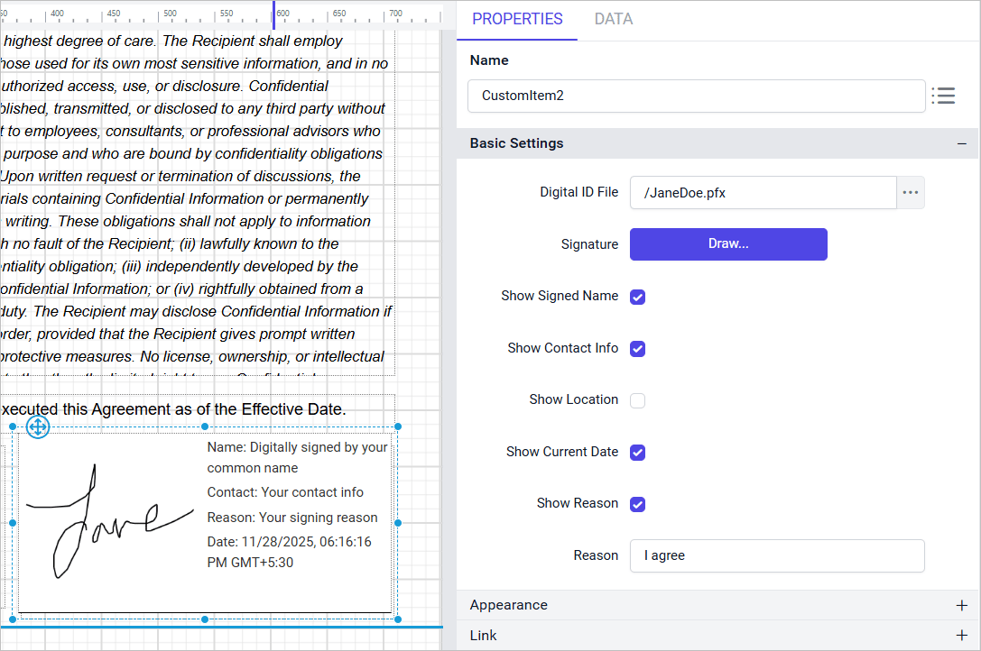 Show location disabled