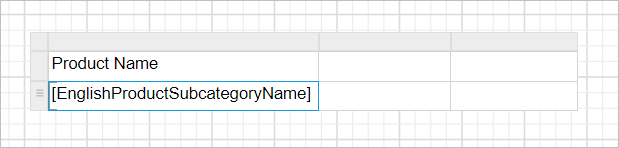 Assign value in table cell