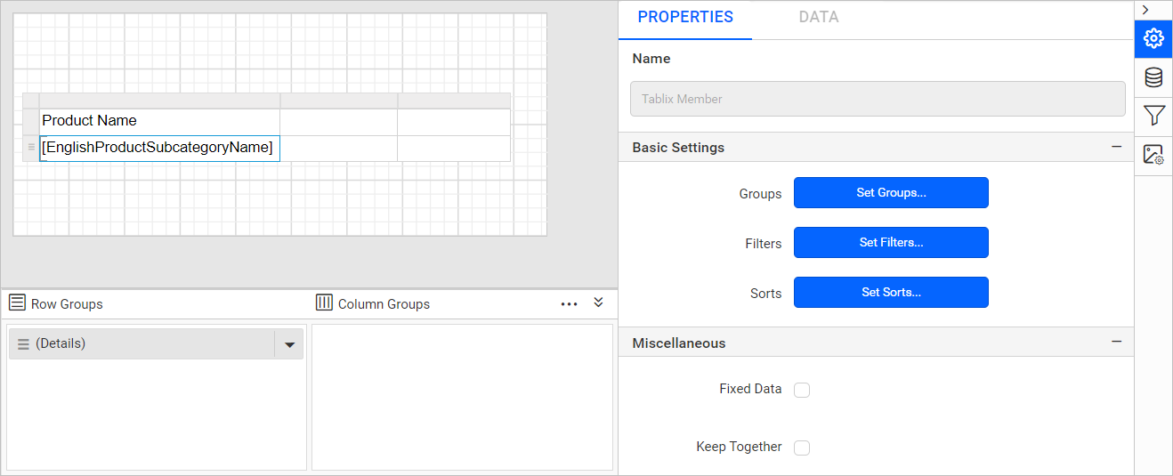 Group properties