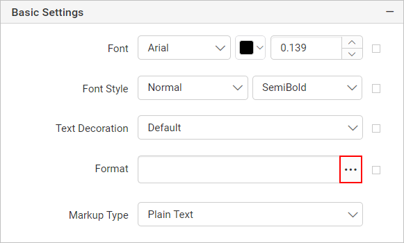 Design report using textbox