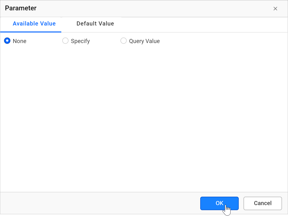 Remove available values