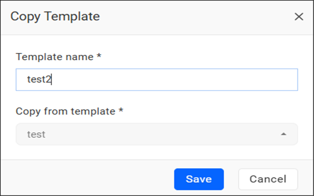 Email Template Page