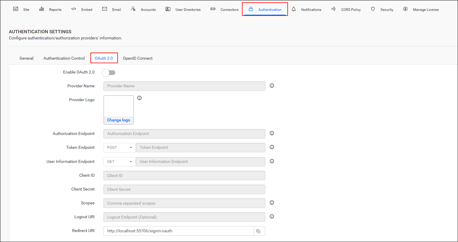 Active Directory Settings