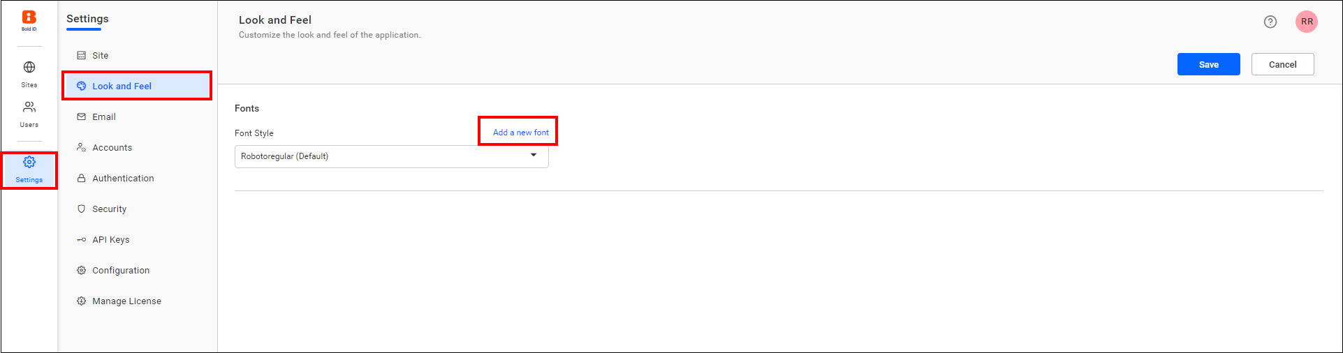 Add New Font