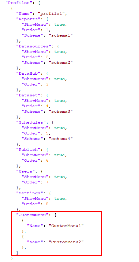 Context Menus In Profile