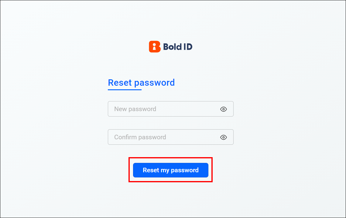 Reset-Password-Page