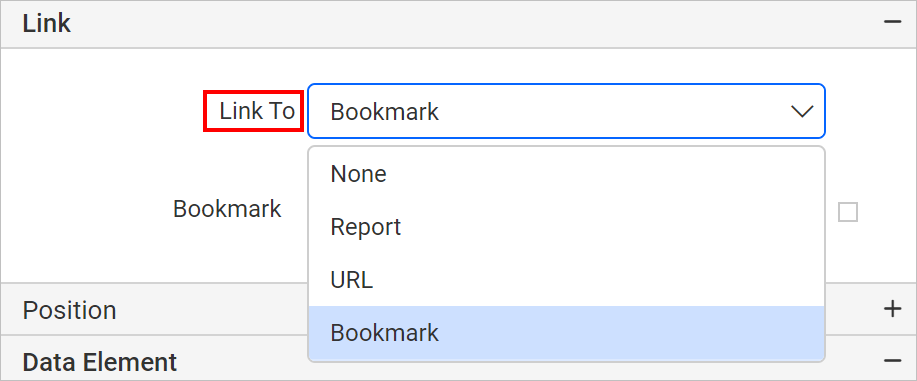 Choose Bookmark