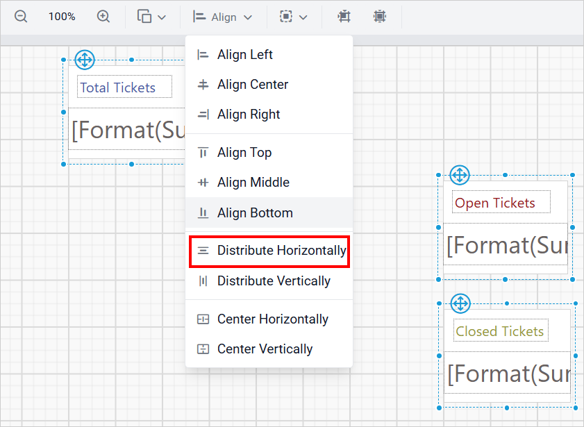 Before horizontal distribution