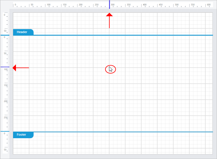 Mouse position indicator line