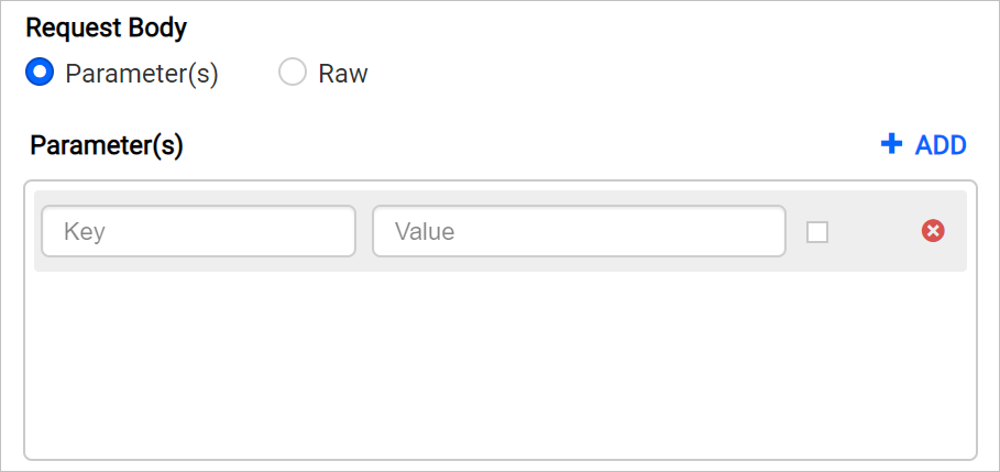 Pass parameters for post action