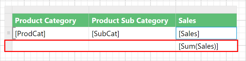 Enable grouping panel