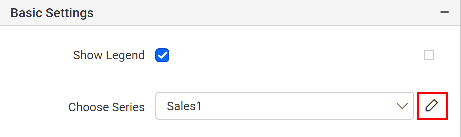 Edit series properties