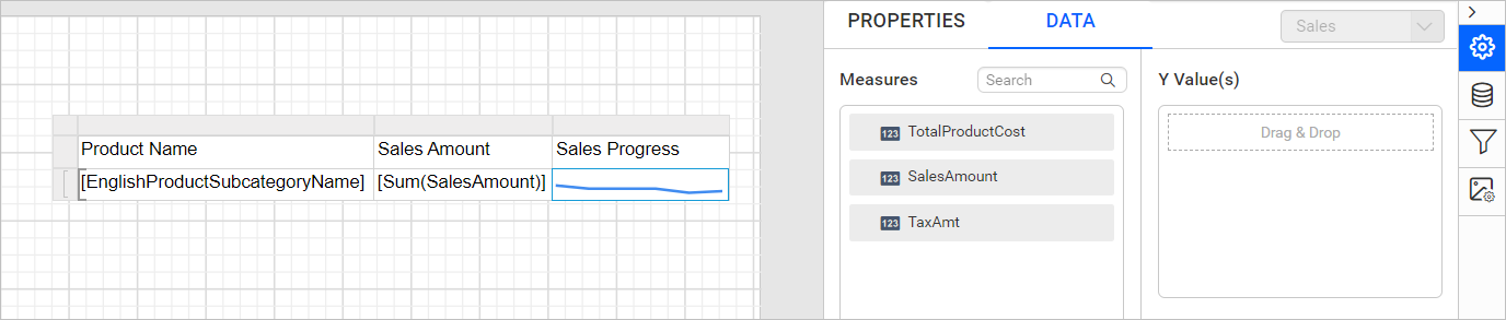 Assign data to chart